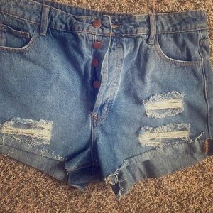 Fashion nova jean short brand new